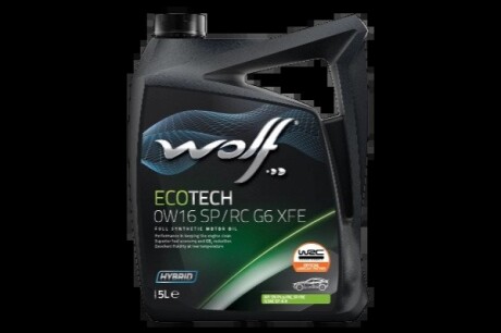 ECOTECH 0W16 SP/RC G6 XFE 5Lx4 Wolf 1047250