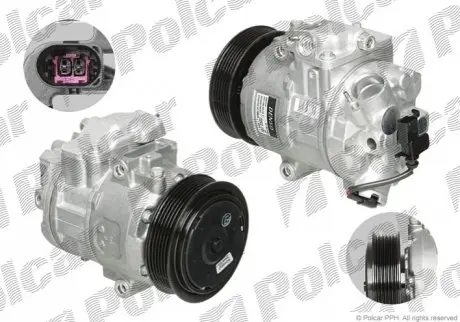 Компрессор кондиционера (Новый) Polcar DCP32020