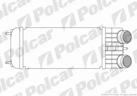 Радиатор воздуха (интеркулер) Polcar 2316J8-1