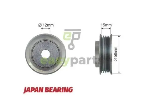Ролик ручейкового ремня NTY RNK-SU-009