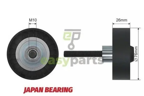 Ролик ручейкового ремня NTY RNK-VW-002