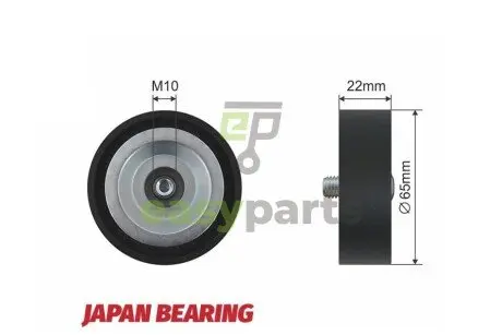 Ролик ручейкового ремня NTY RNK-KA-003 (фото 1)