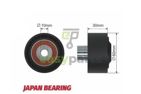 Ролик ручейкового ремня NTY RNK-CT-024