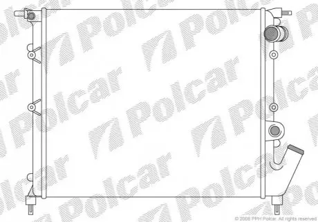 Радиатор охлаждения Polcar 603108-3