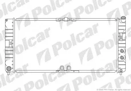 Радіатор охолодження Polcar 558108-1