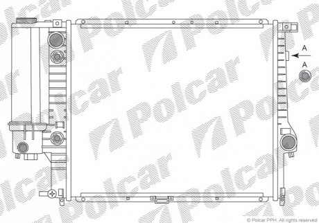 Радиатор охлаждения Polcar 201408A1