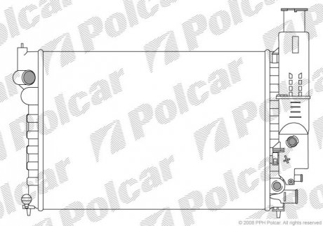 Радиатор охлаждения Polcar 576508-1