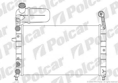 Радиатор охлаждения Polcar 302608-1 (фото 1)
