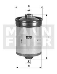 Топливный фильтр MANN WK 68/2 (фото 1)