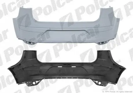 Бампер задний Polcar 675596-1