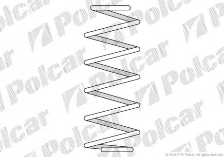 Пружина Polcar ST546125 (фото 1)