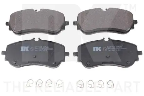 Гальмівні колодки MAN TGE VW Amarok, Crafter 2.0/2.0D/3.0D 12.10- NK 2247153