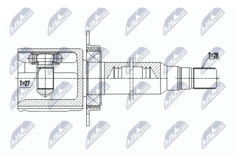 ШАРНИР РАВНЫХ УГЛОВЫХ СКОРОСТЕЙ NTY NPW-VV-134