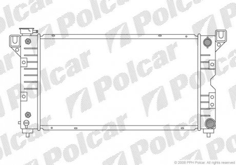 Радіатор охолодження Polcar 240108-2 (фото 1)