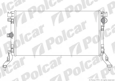 Радиатор охлаждения Polcar 603908-2