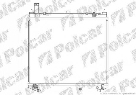 Радиатор охлаждения Polcar 816508-3 (фото 1)