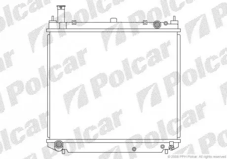 Радиатор охлаждения Polcar 816508-3