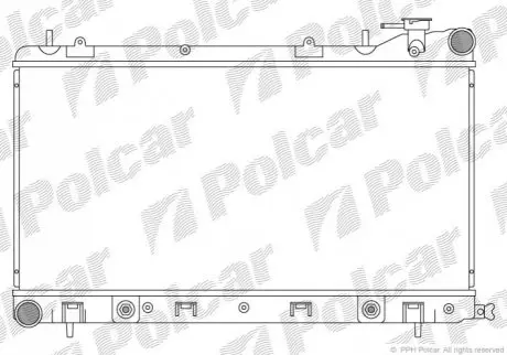 Радіатор охолодження Polcar 721108-2
