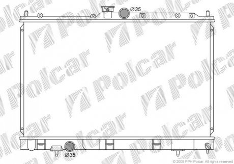 Радиатор охлаждения Polcar 5265082K
