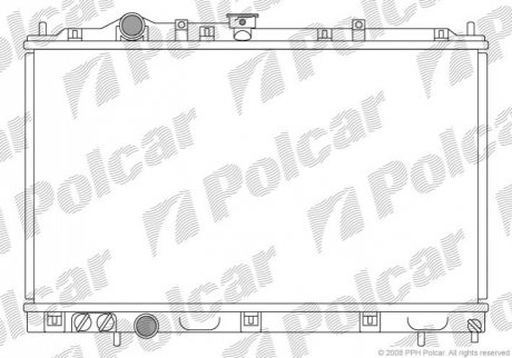 Радиатор охлаждения Polcar 523108-1 (фото 1)