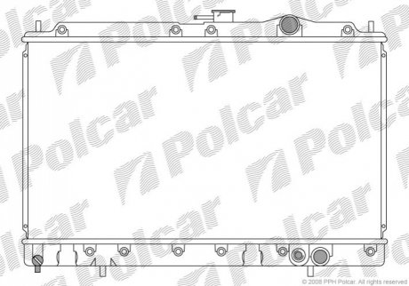 Радиатор охлаждения Polcar 522008-2