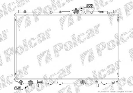 Радиатор охлаждения Polcar 521008-3