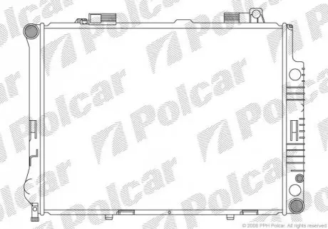 Фото радиатор охлаждения Polcar 501508-5 Радиатор охлаждения Polcar 501508-5