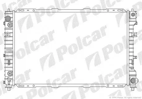 Радіатор охолодження Polcar 325108-1
