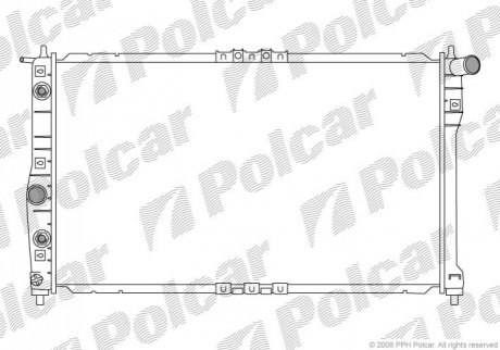 Радіатор охолодження Polcar 292308A2 (фото 1)