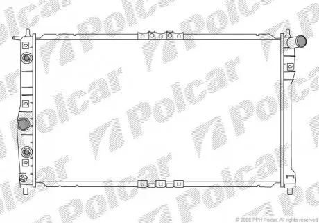 Радіатор охолодження Polcar 292308A2