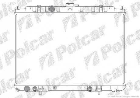 Радіатор охолодження Polcar 274608-1