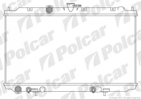 Радіатор охолодження Polcar 273408-1