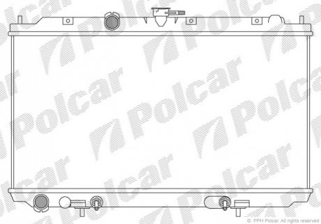 Радиатор охлаждения Polcar 273408-2 (фото 1)