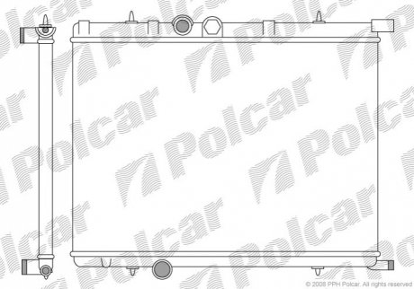 Радиатор охлаждения Polcar 232708-1