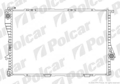 Радіатор охолодження Polcar 202208-1