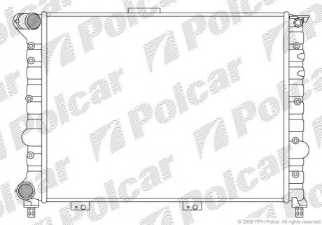 Радиатор охлаждения Polcar 140808A1