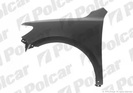 Крило переднє праве Polcar 405202