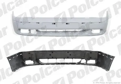 Бампер передний Polcar 672107