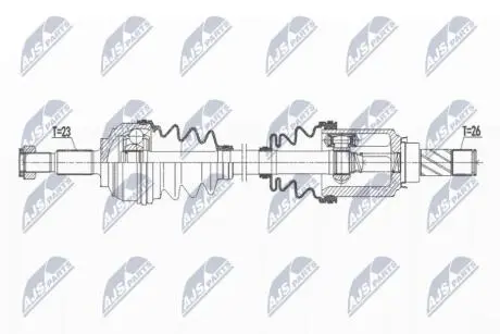 DRIVESHAFT NTY NPW-RE-172