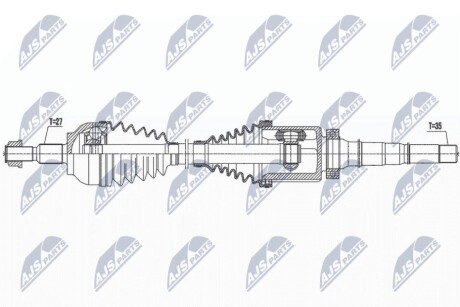 DRIVESHAFT NTY NPW-FR-135 (фото 1)