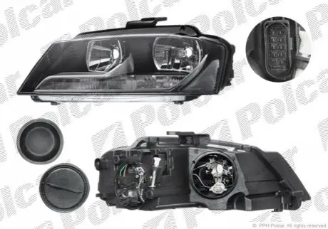 Фара основная Polcar 133209-E