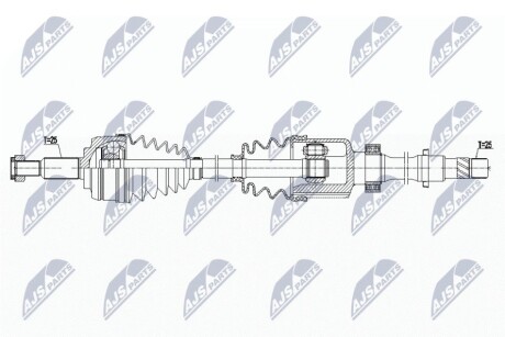 ПОЛУОСЬ NTY NPW-RE-179 (фото 1)