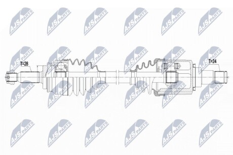 ПОЛУОСЬ NTY NPW-CT-125