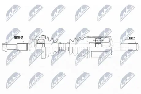 ПОЛУОСЬ NTY NPW-CH-100