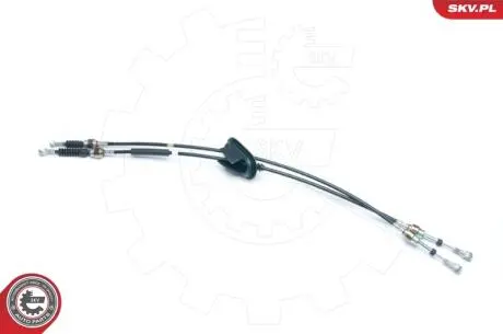 Трос кулисы Fiat Doblo 1.3-1.9 D/JTD 01- (2x1140/1124) SKV GERMANY 27SKV006
