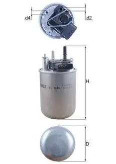 Топливный фильтр MAHLE / KNECHT KL1048