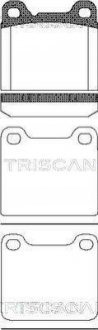 Колодки тормозные дисковые TRISCAN 8110 27007
