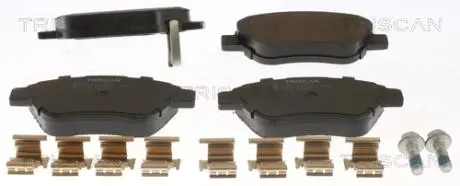 Колодки тормозные дисковые TRISCAN 8110 24029