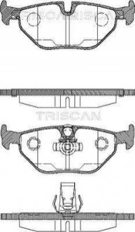 Колодки тормозные дисковые TRISCAN 8110 11003