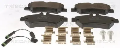 Колодки тормозные дисковые TRISCAN 8110 10558